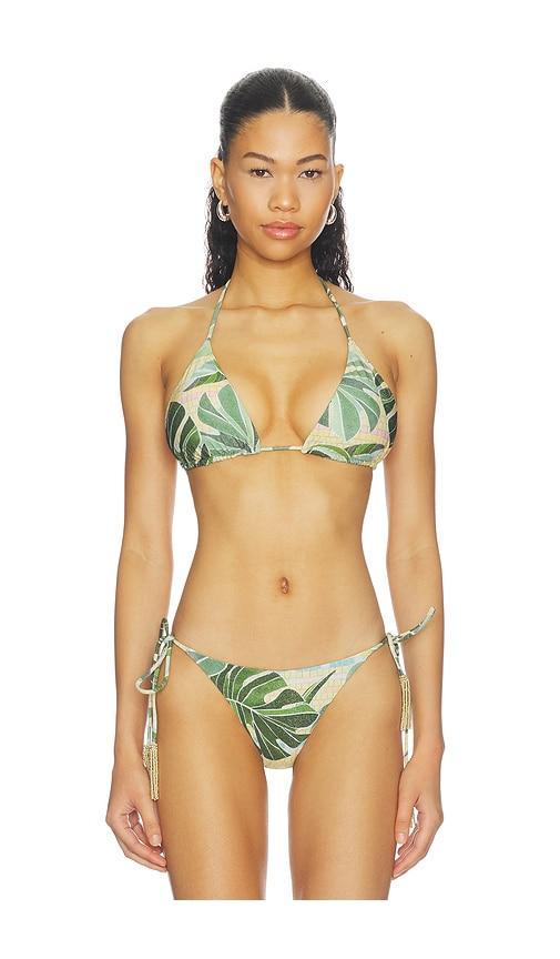 farm rio bikini top in multi. - size m (also in xs, s)
