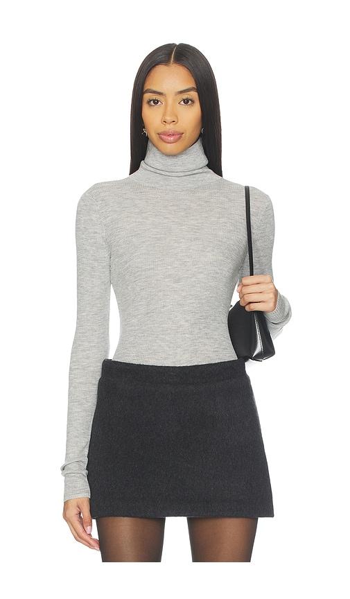 favorite daughter amelia long sleeve top in grey. - size l (also in xl)