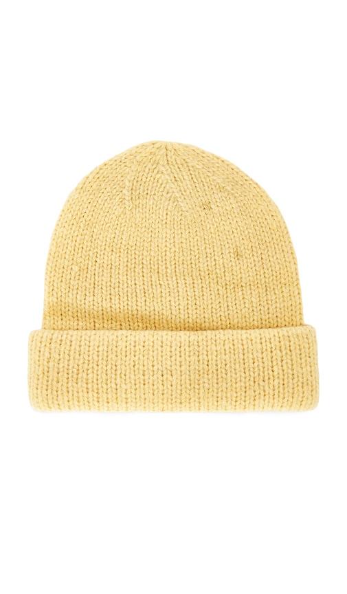 favorite daughter the braided beanie in yellow.