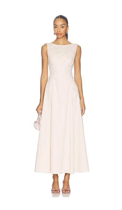 favorite daughter the catherine dress in blush. - size l (also in s, xs, m, xl)
