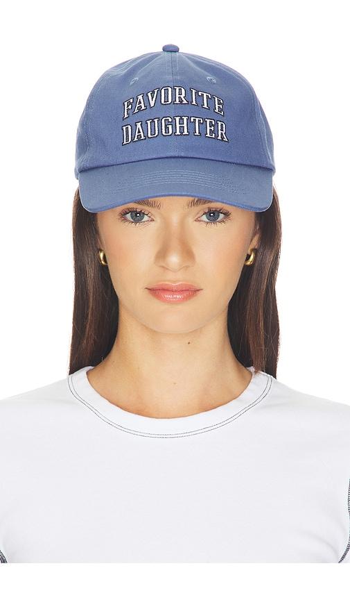 favorite daughter the collegiate logo baseball cap in blue.
