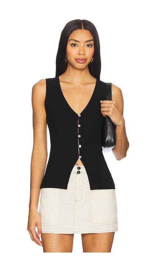 favorite daughter the good luck top in black. - size l (also in m, s, xs)