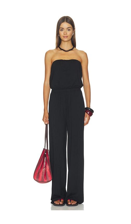 favorite daughter the jump start jumpsuit in black. - size l (also in m, xl)