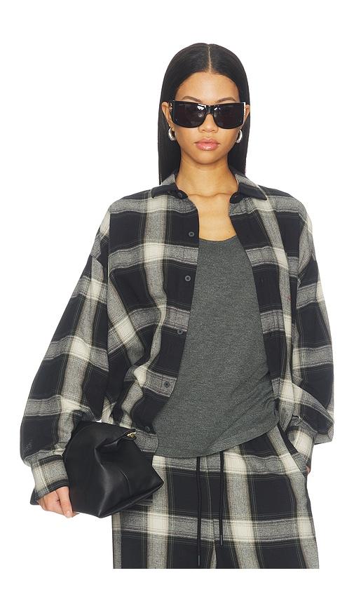 fear of god essentials button up shirt in grey. - size m (also in xs)