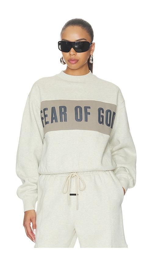 fear of god essentials classic sweatshirt in grey. - size l (also in xs, s, m)