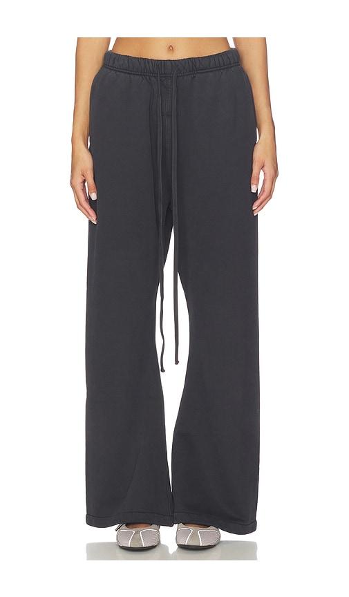 fear of god essentials flare sweatpant in black. - size m (also in s, xs)