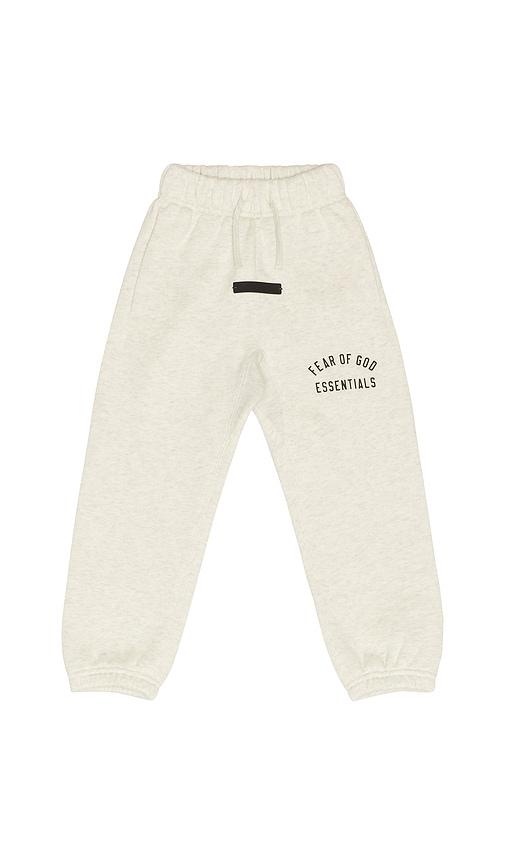 fear of god essentials kids classic sweatpant in grey. - size 2/3 (also in 4/5, 6/7)