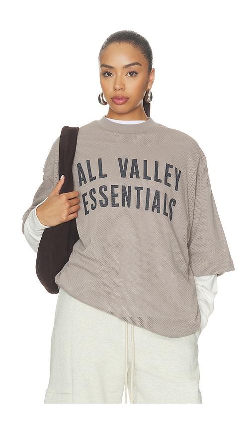 fear of god essentials merch tee in grey. - size l (also in m, s, xs)