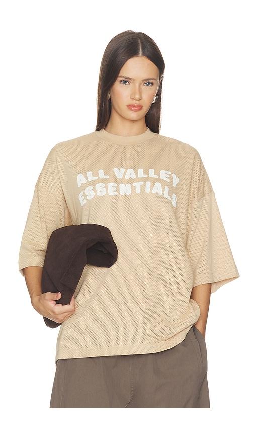 fear of god essentials merch tee in nude. - size l (also in xs, s, m)