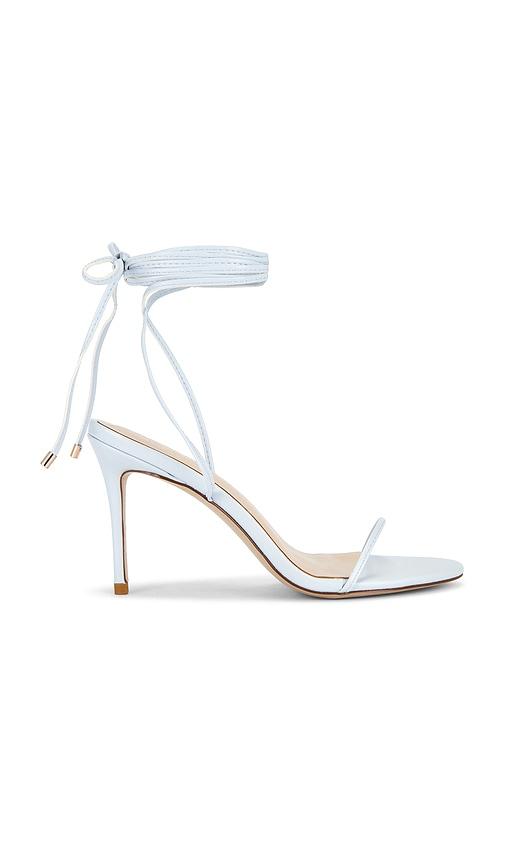 femme la 3.0 barely there lace up heels in baby blue. - size 10 (also in 5, 6, 7, 8, 9)