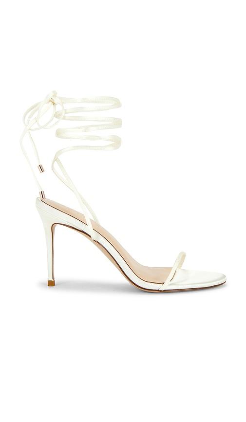 femme la 3.0 barely there lace up heels in white. - size 10 (also in 5, 6, 7, 8, 9, 11)
