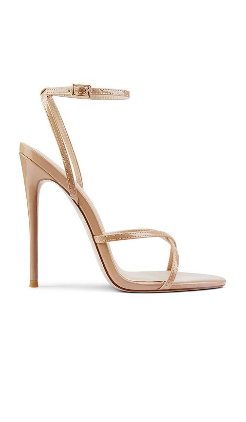 femme la ale sandal in nude. - size 10 (also in 8, 9)