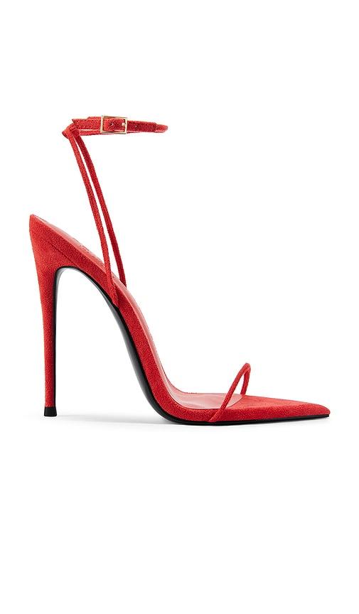femme la andx suede sandal in red. - size 5 (also in 6, 7, 5.5, 6.5, 7.5, 9.5)