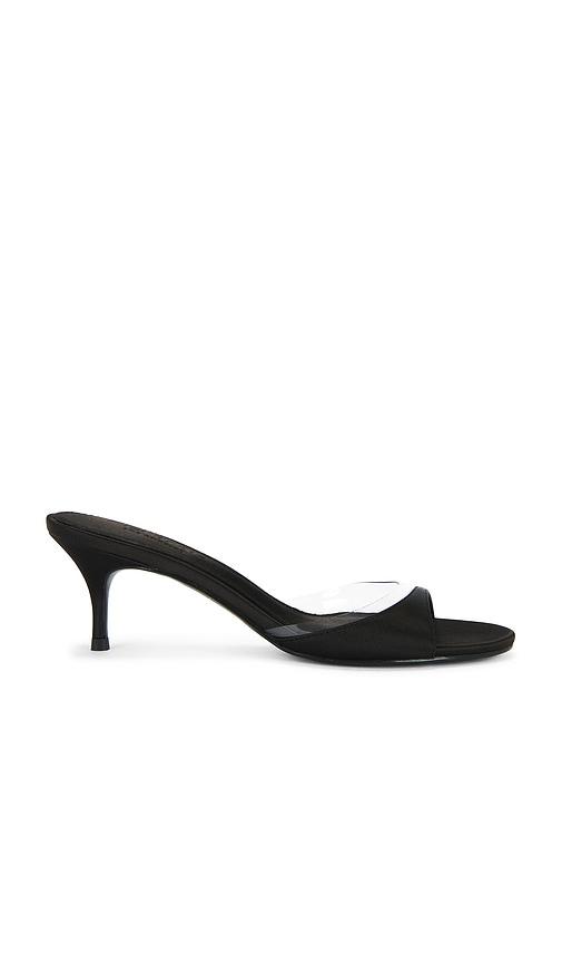 femme la capri slipper in black. - size 5 (also in 6, 7, 8)
