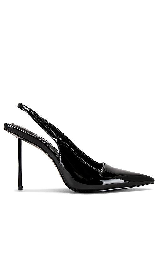femme la g63 slingback pump in black. - size 10 (also in 5, 6, 7, 8, 9, 11, 5.5, 6.5, 7.5, 8.5, 9.5)