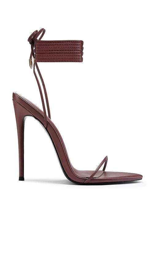 femme la luce minimale heel in burgundy. - size 5 (also in 6, 7)