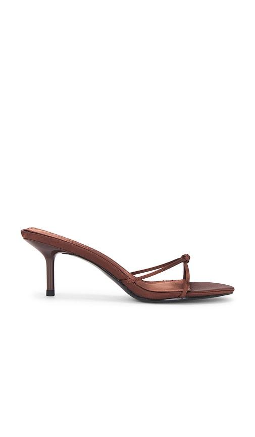 femme la maeve slipper in brown. - size 10 (also in 5, 6, 9)