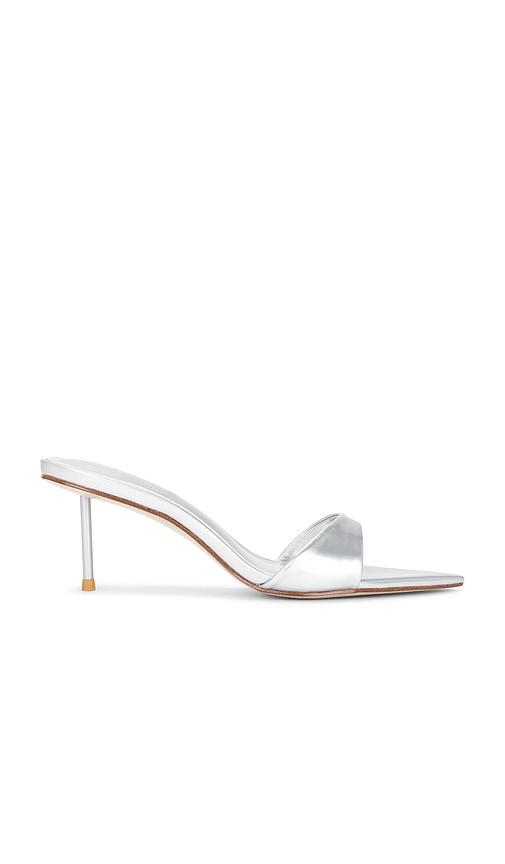 femme la marseille slipper in metallic silver. - size 10 (also in 5, 6, 7, 8, 9, 5.5, 6.5, 7.5, 8.5)