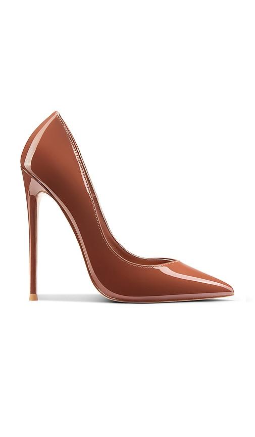femme la rum pump in brown. - size 6 (also in 7, 8)