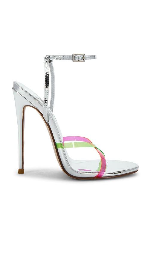 femme la x revolve ale sandal in metallic silver. - size 10 (also in 5, 6, 7, 8, 9)