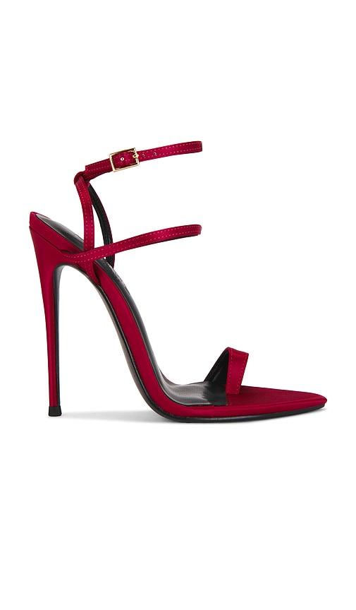 femme la x revolve andx toe ring sandal in red. - size 5 (also in 6, 7)