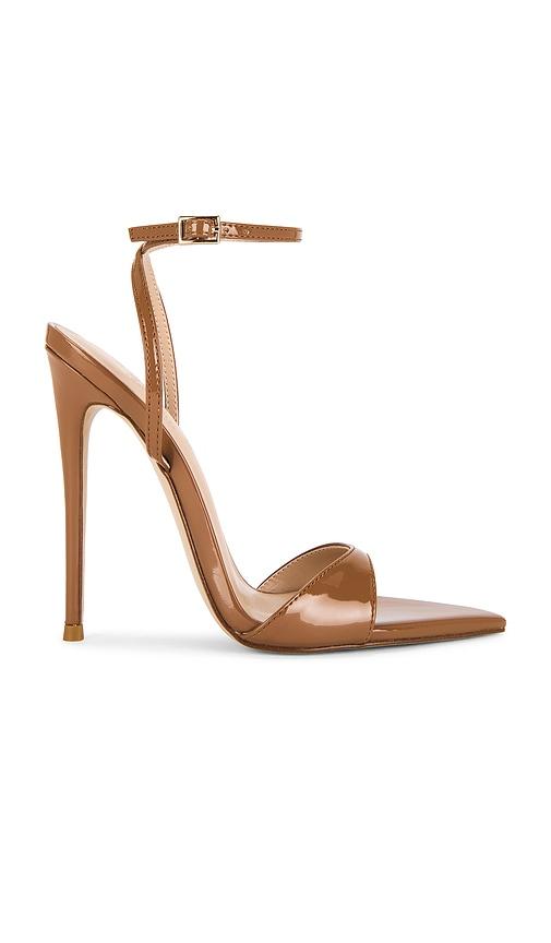 femme la x revolve gg heel in brown. - size 6 (also in 7, 8)