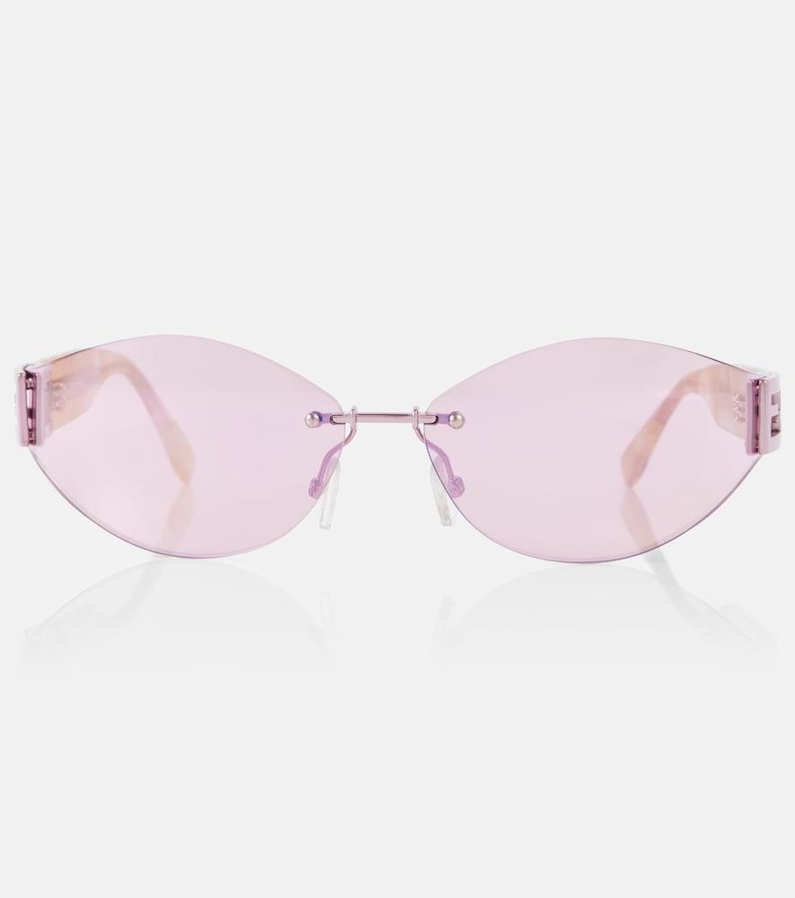 fendi baguette cat-eye sunglasses