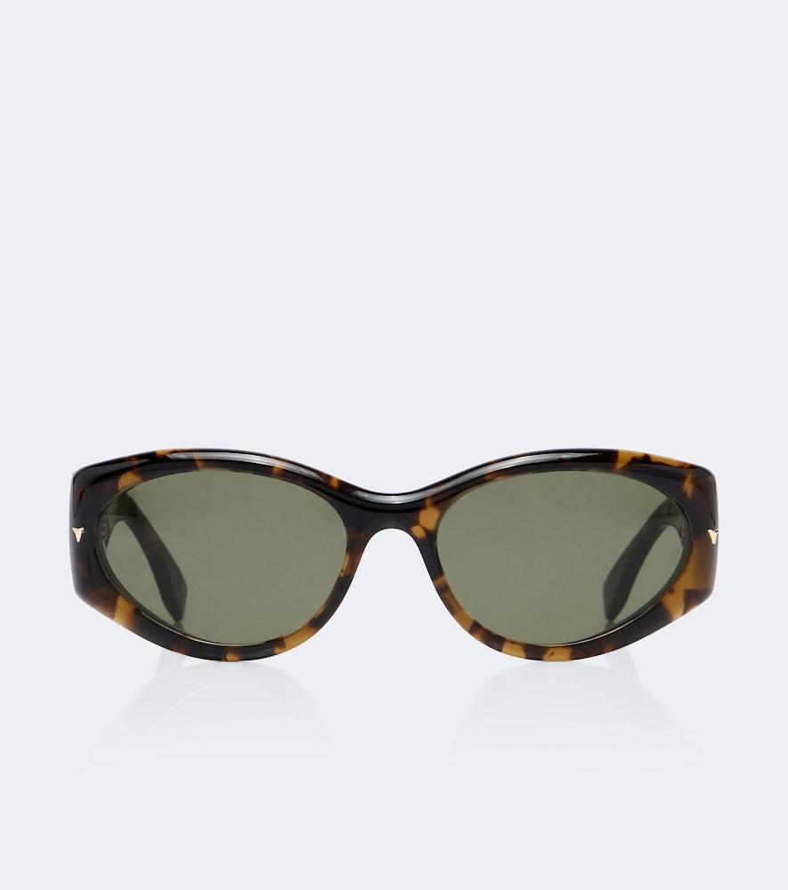 fendi fendi screen oval sunglasses
