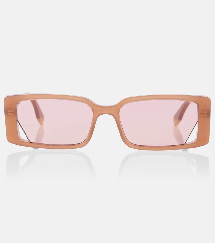 fendi fendi way rectangular sunglasses