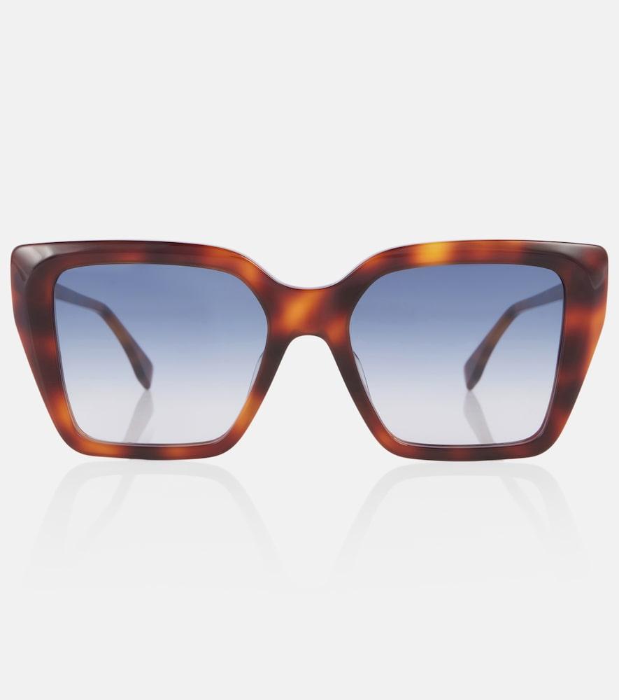fendi ff diamonds cat-eye sunglasses