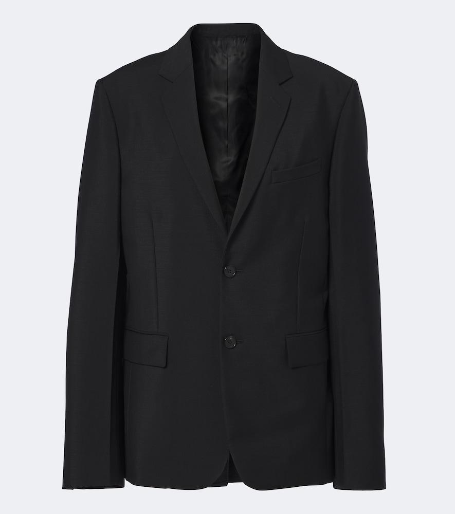 fendi mohair and wool blazer