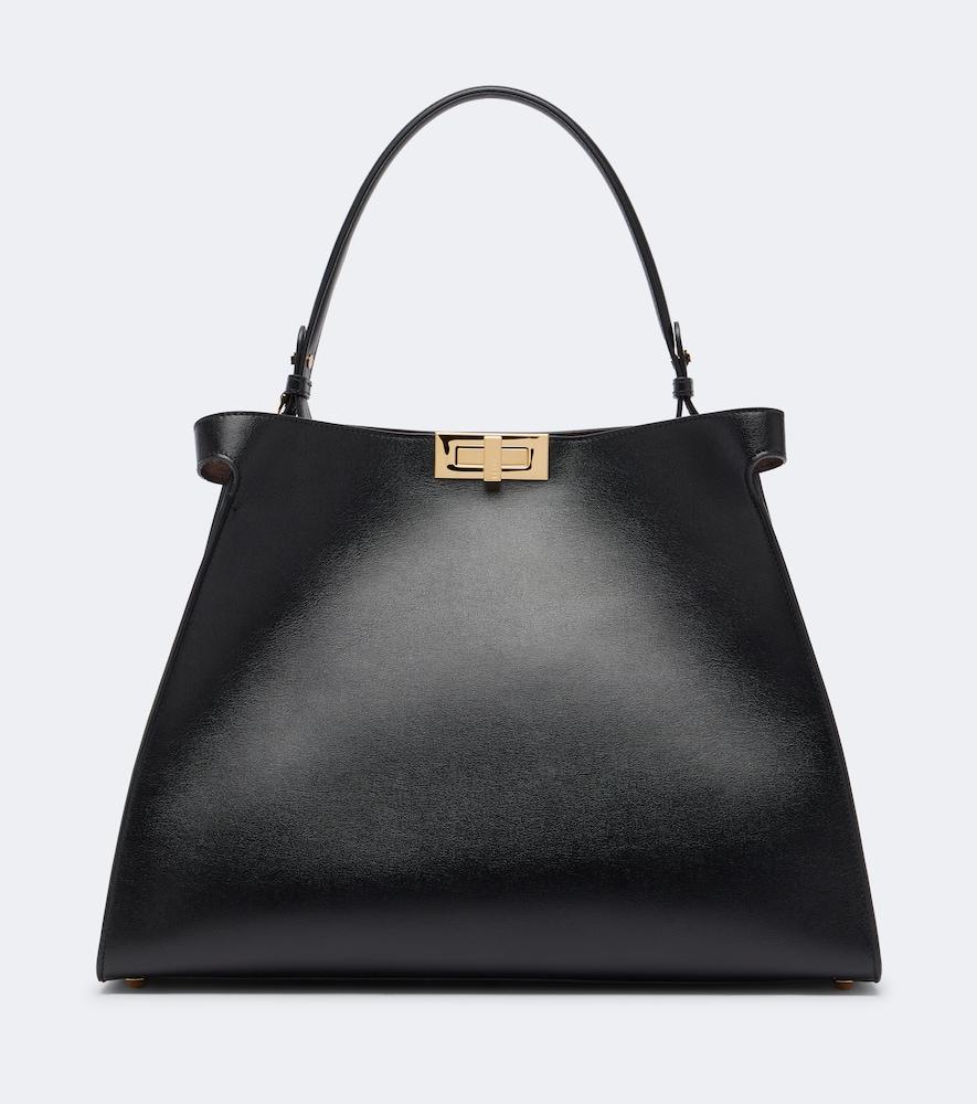 fendi peekaboo medium leather shoulder bag
