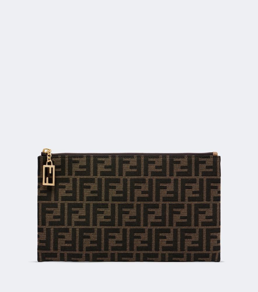 fendi tube medium ff zucca pouch