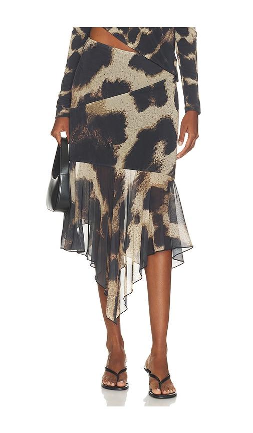feners mirada skirt in brown. - size l (also in m)