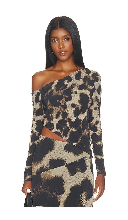 feners mirada top in brown. - size m (also in s, xs)