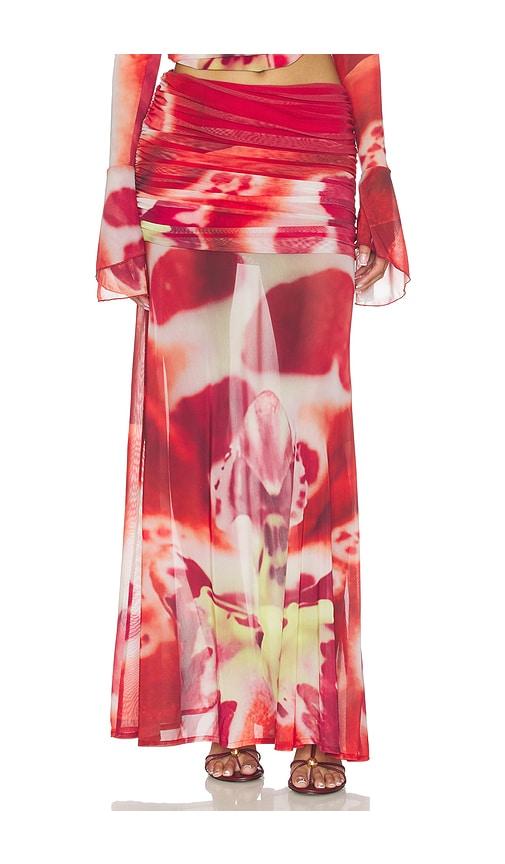 feners susurro skirt in red. - size s (also in xs)