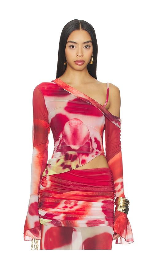 feners susurro top in red. - size l (also in m, s, xs)