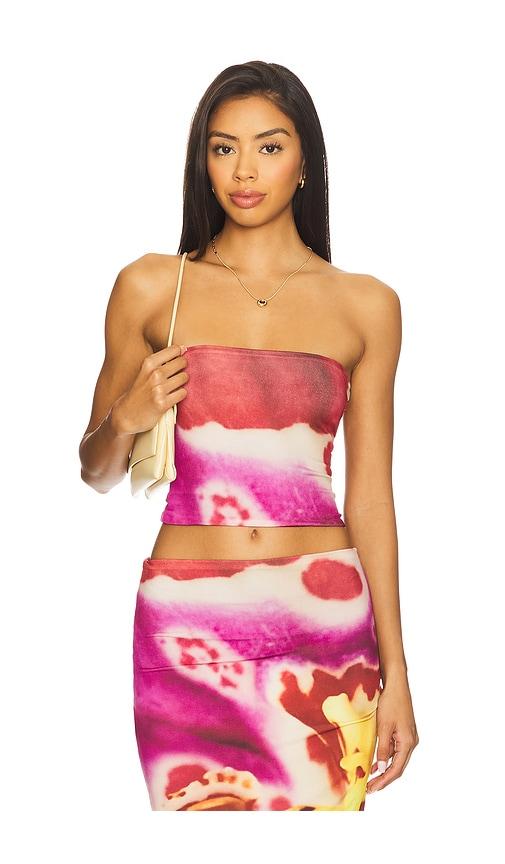 feners yo x ti top in fuchsia. - size l (also in s, m)