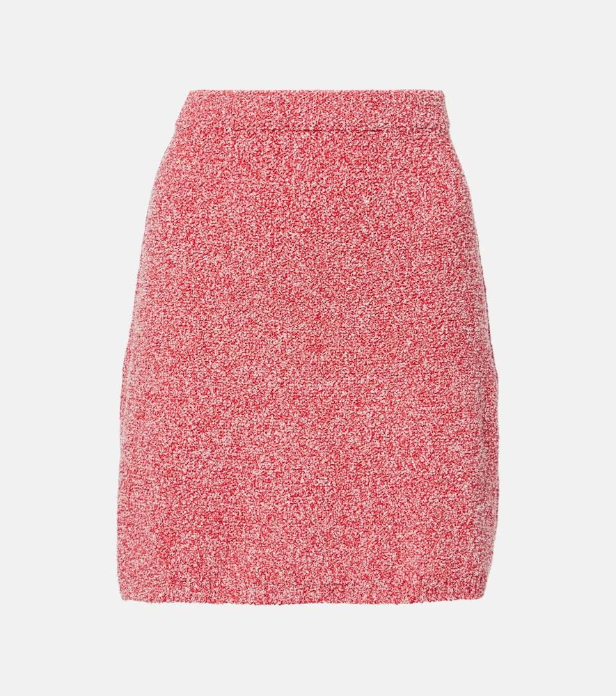 ferragamo cotton-blend miniskirt