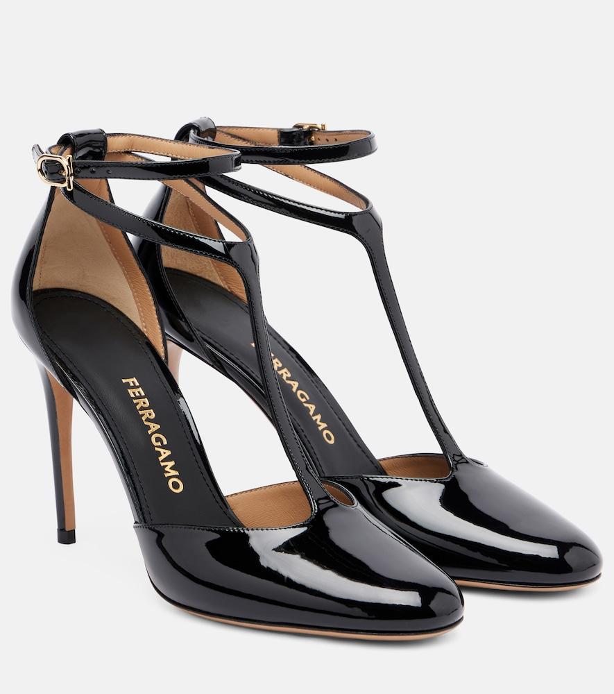 ferragamo leather pumps