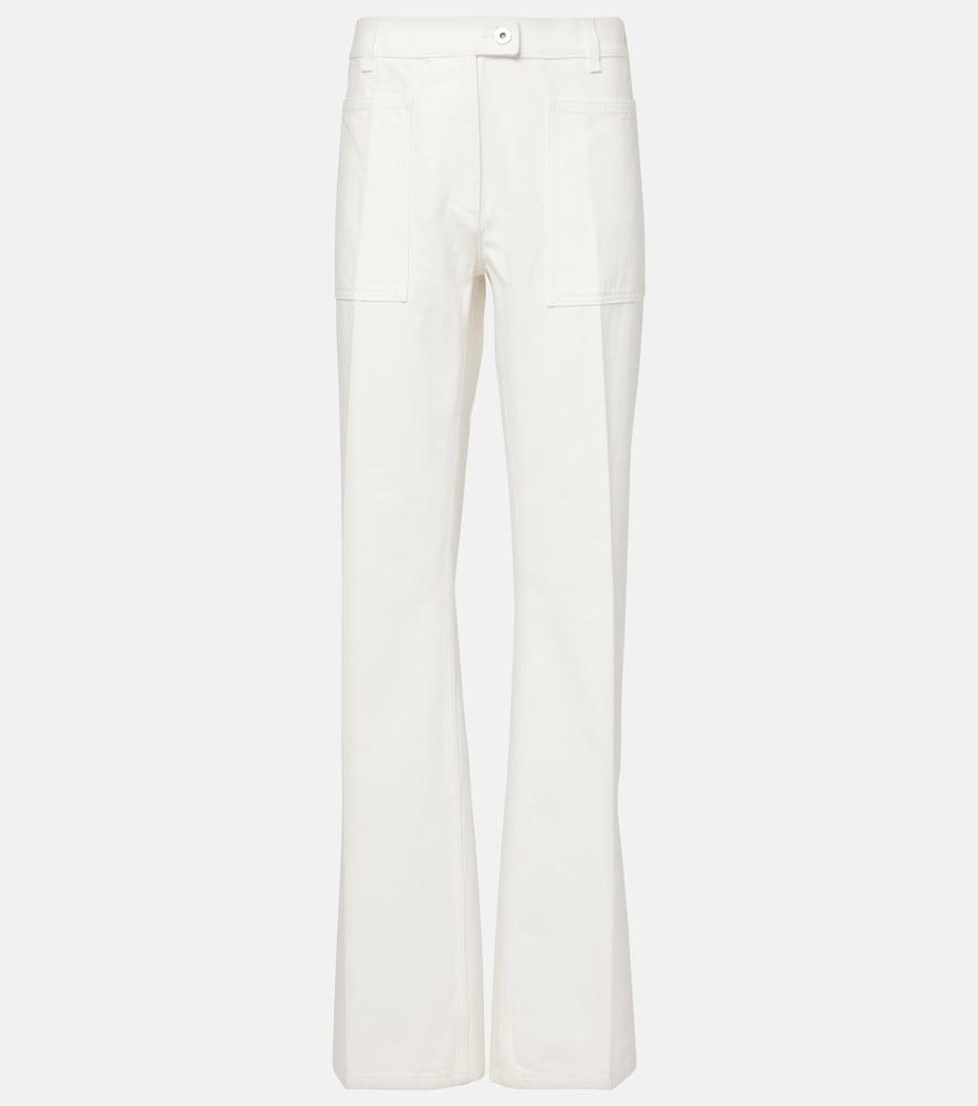 ferragamo mid-rise straight jeans