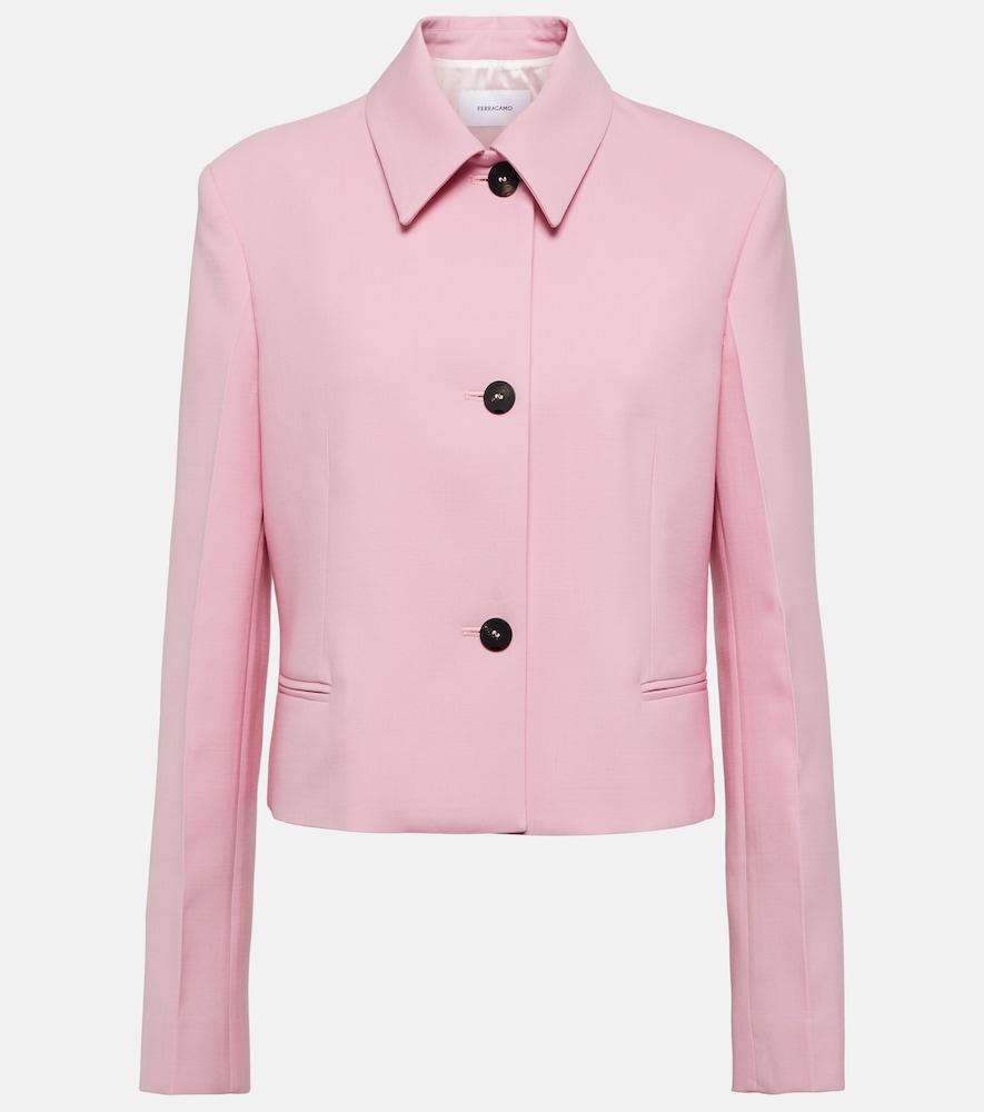 ferragamo virgin wool jacket