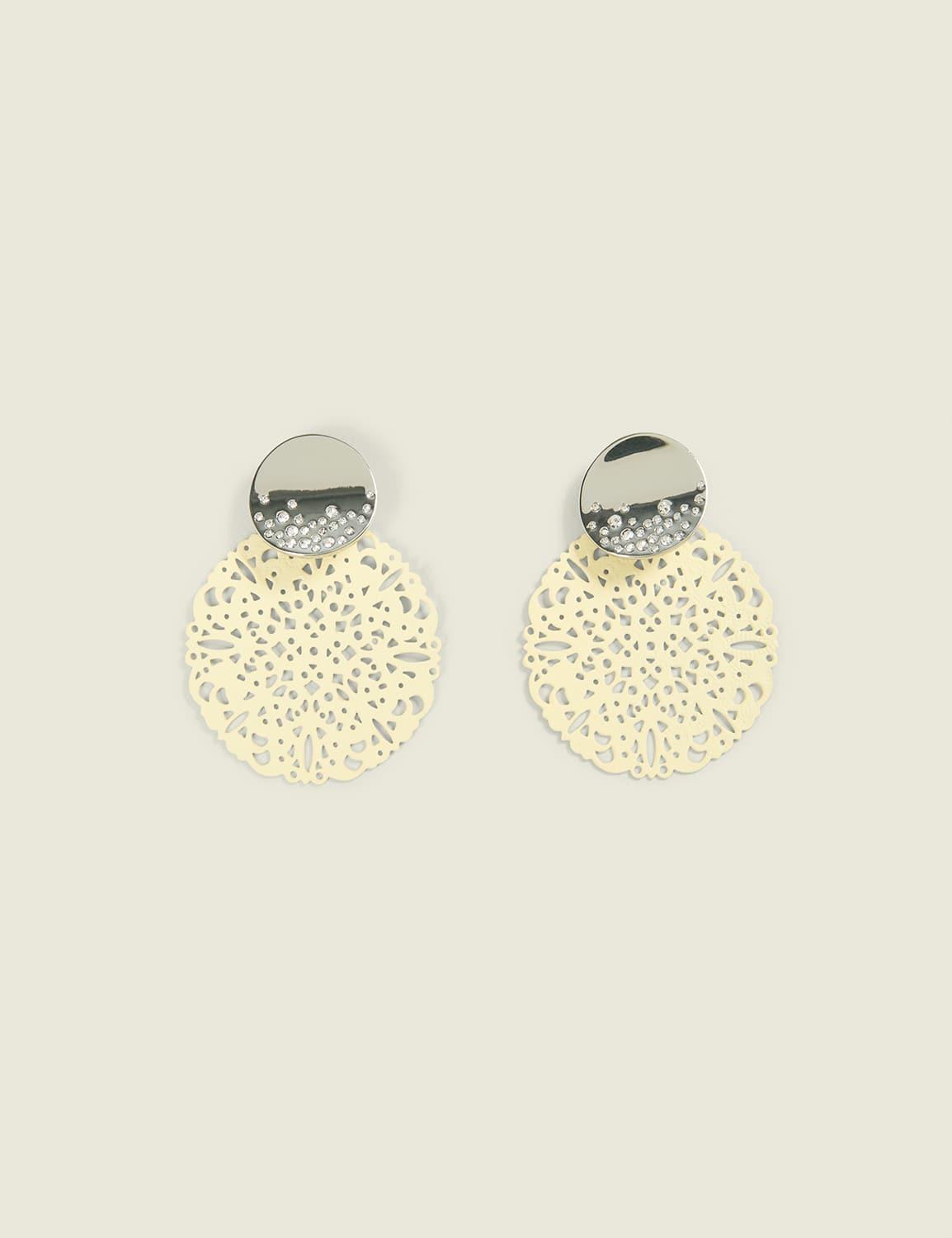 filigree drop earrings