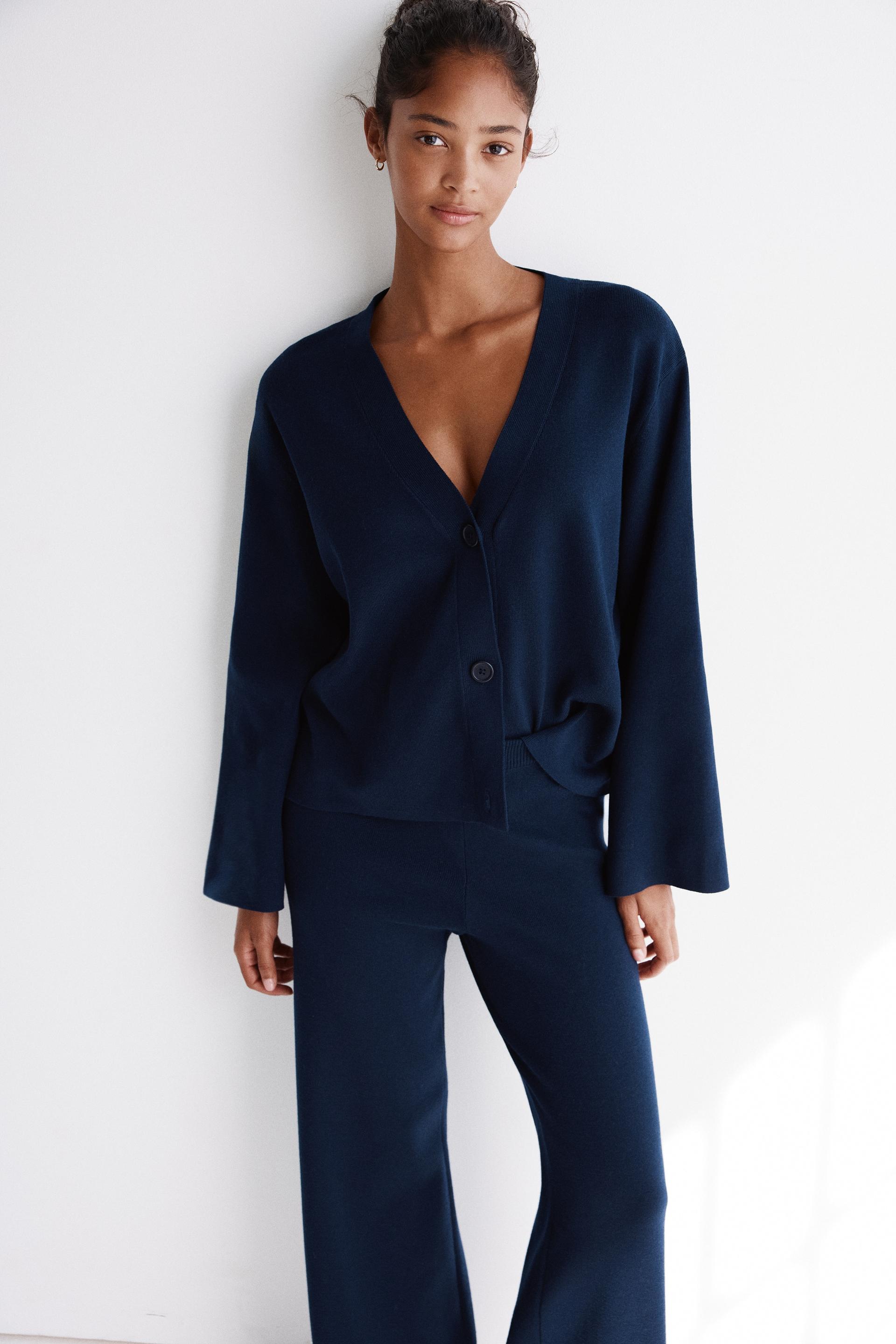 fine-knit cardigan