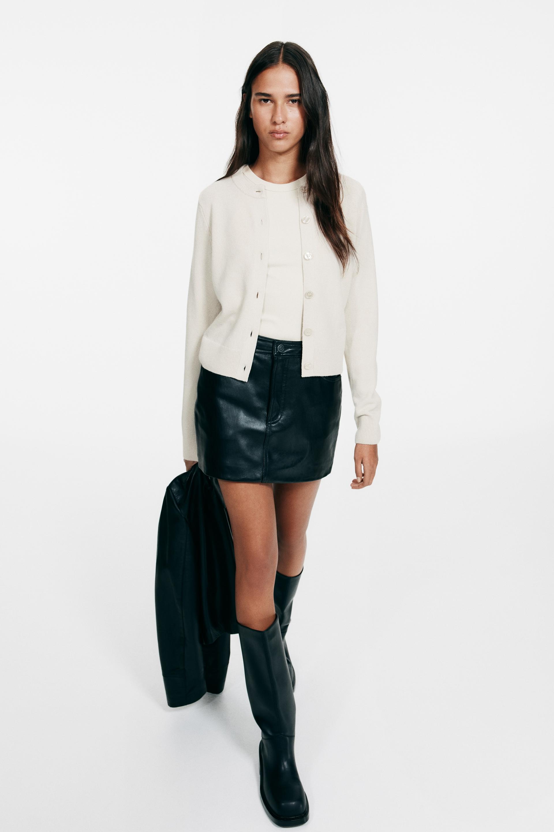 fine-knit cardigan