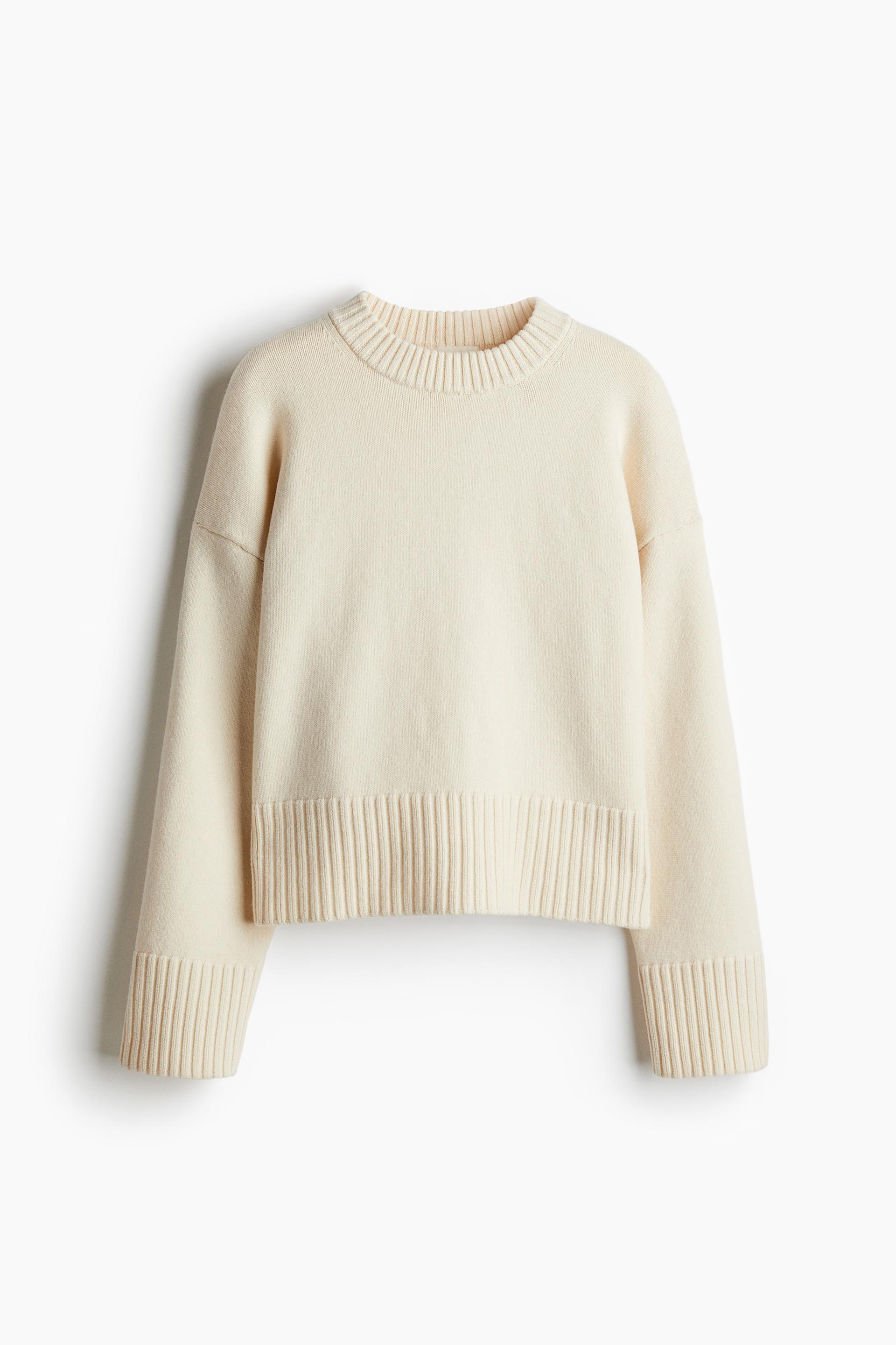 fine-knit sweater