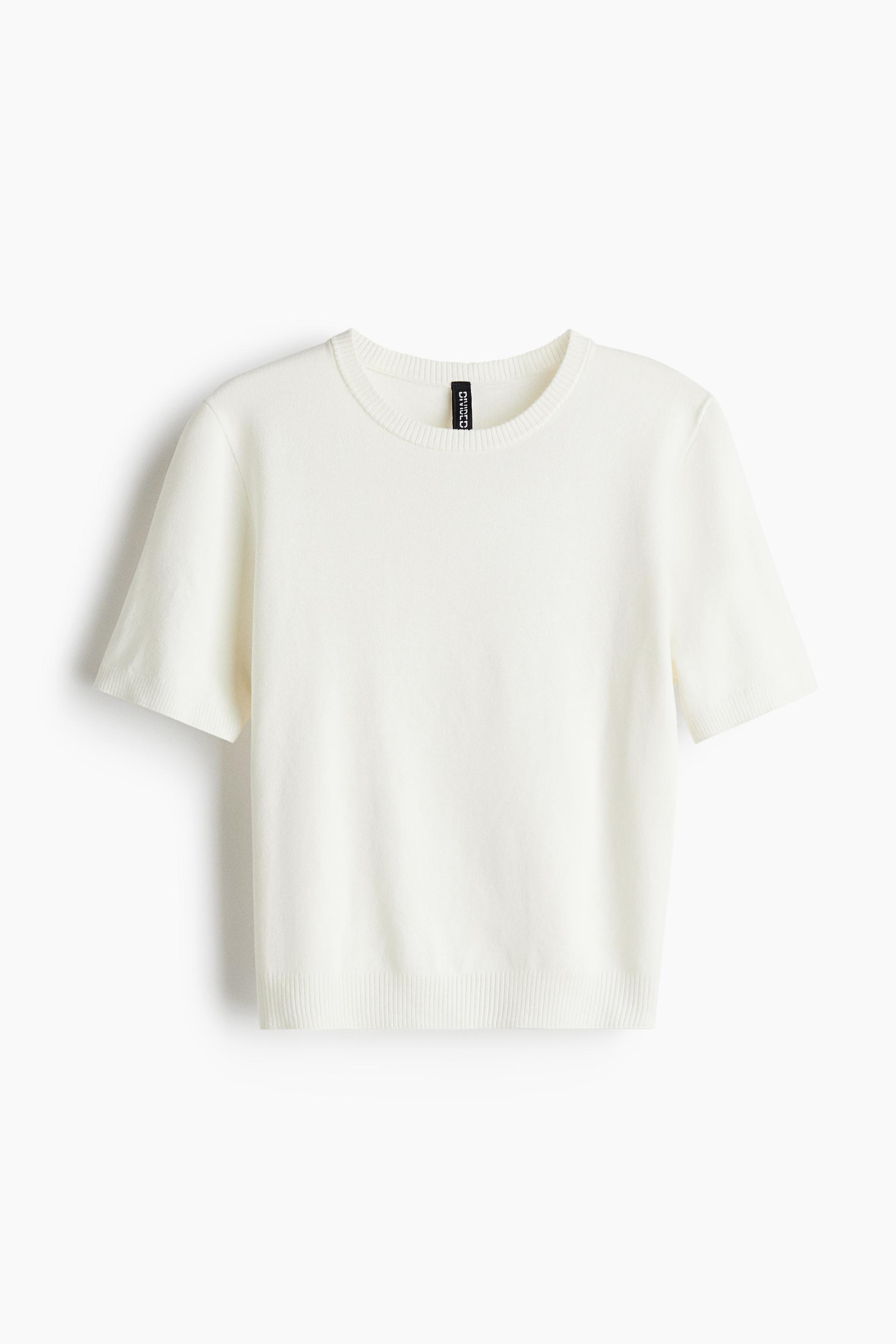 fine-knit t-shirt