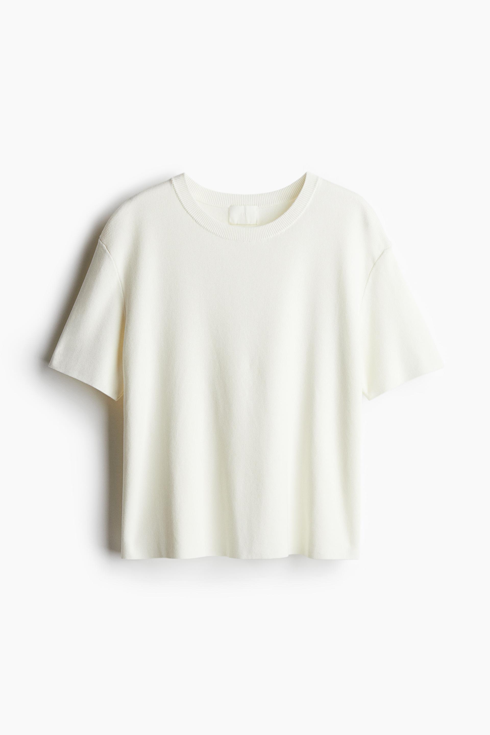 fine-knit t-shirt