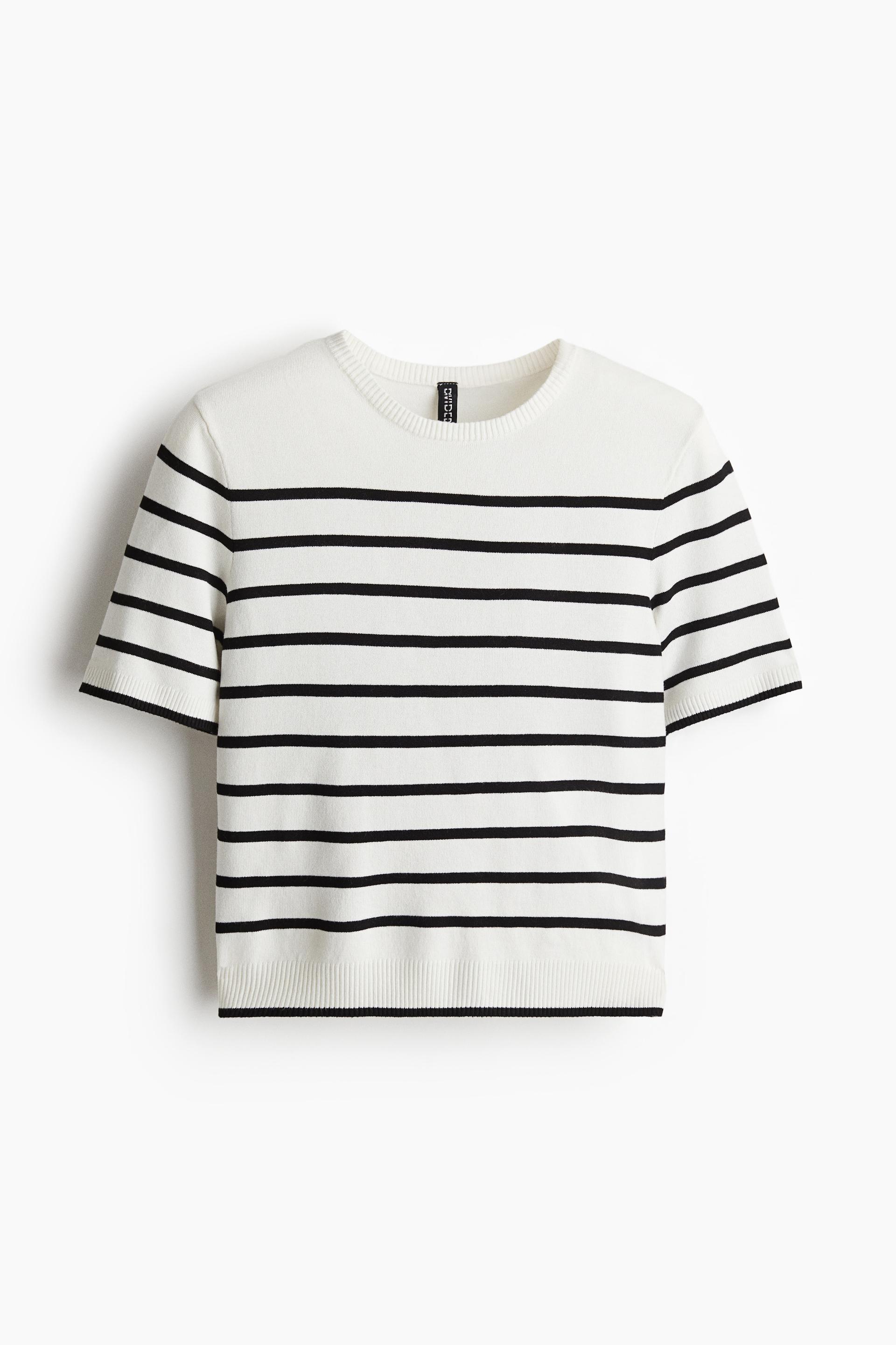 fine-knit t-shirt