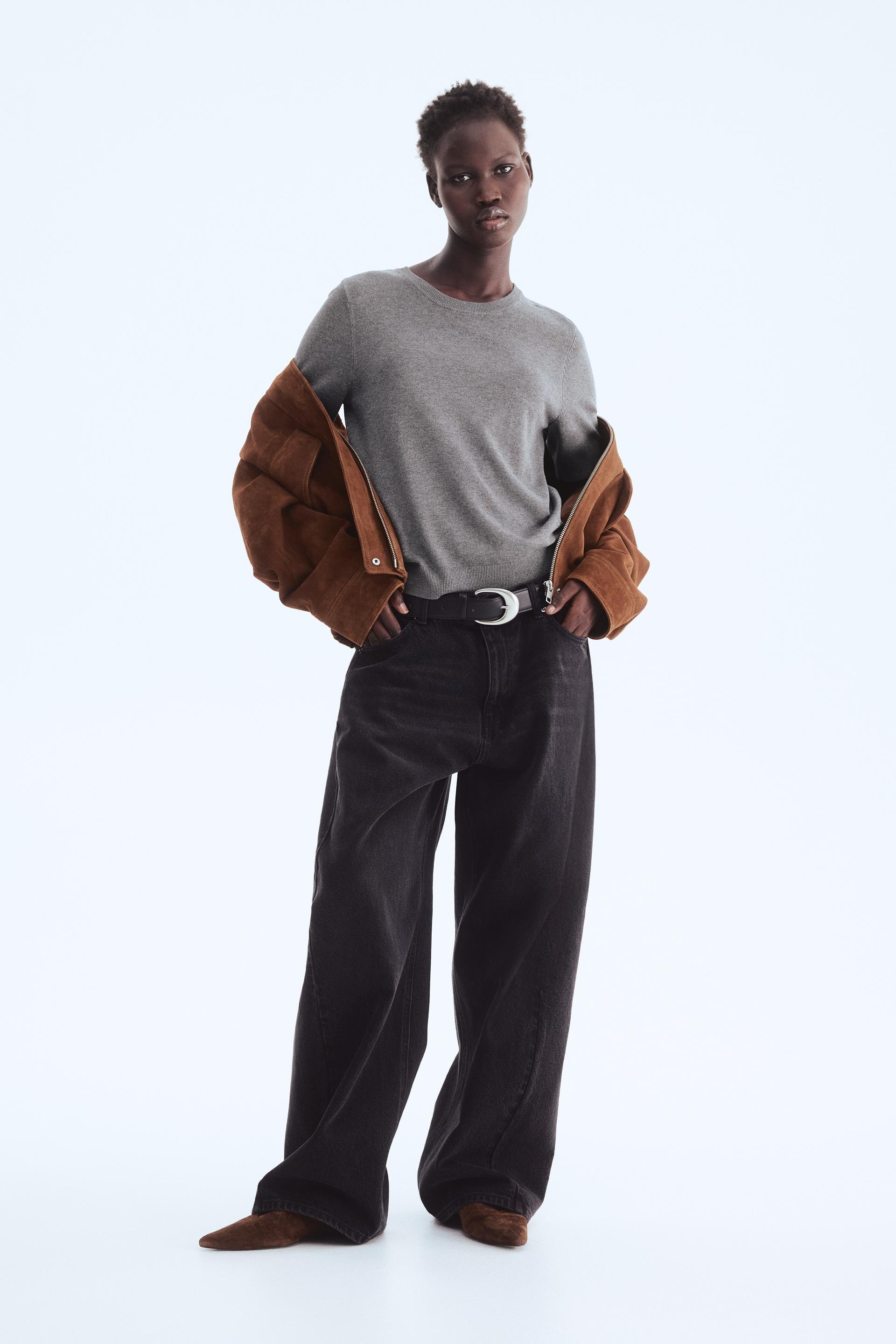 fine-knit top